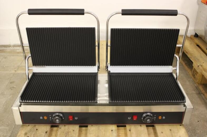 �j GN Gastronic’s HEG-813E nagy dupla elektromos kontaktgrill